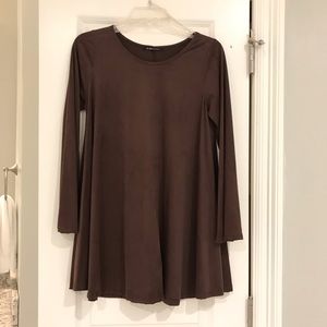 Suede dress